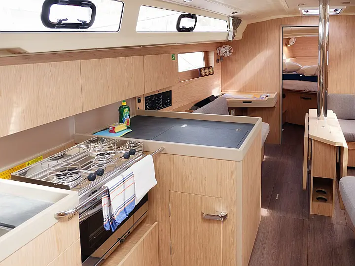 Oceanis 41.1 - Interior - kitchen (photo taken 2019)