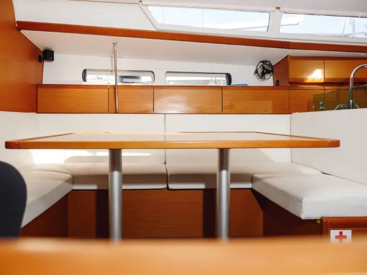 Sun Odyssey 449 - Interior - saloon (photo taken 2019)