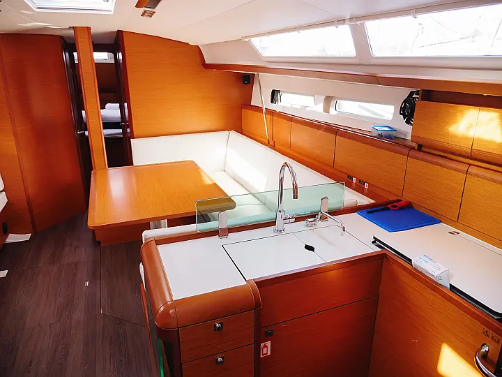 Sun Odyssey 449 - Interior - saloon (photo taken 2019)