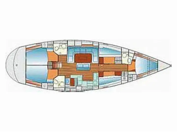 Bavaria 50 cruiser  - Layout image