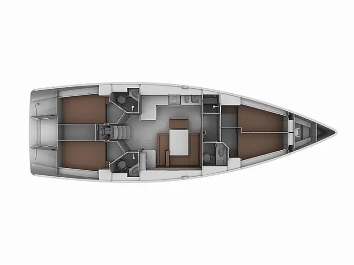 Bavaria Cruiser 45 - Layout image