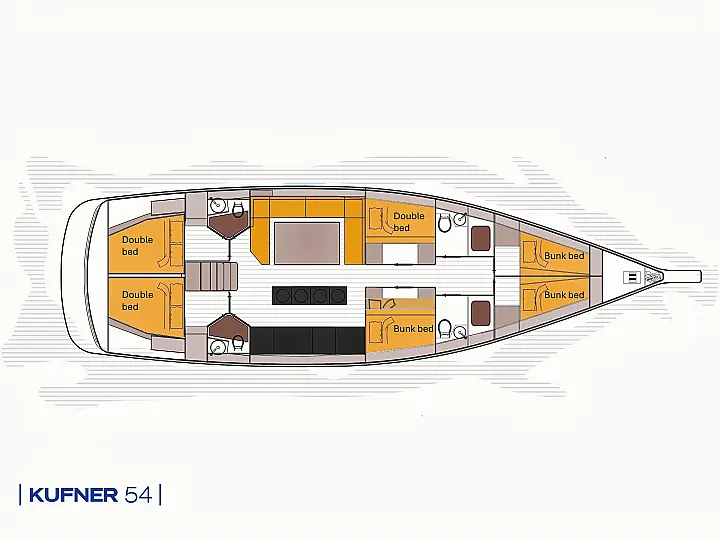 D&D Kufner 54 Exclusive - 6 cab - Layout image