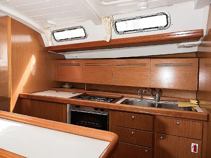 Beneteau Cyclades 50.5 - Interior - kitchen (photo taken 2019)