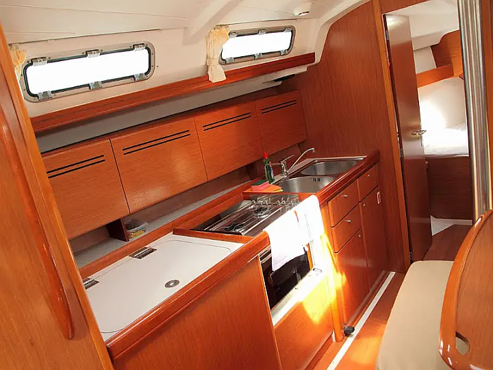 Beneteau Cyclades 39.3 - Interior - kitchen (photo taken 2019)